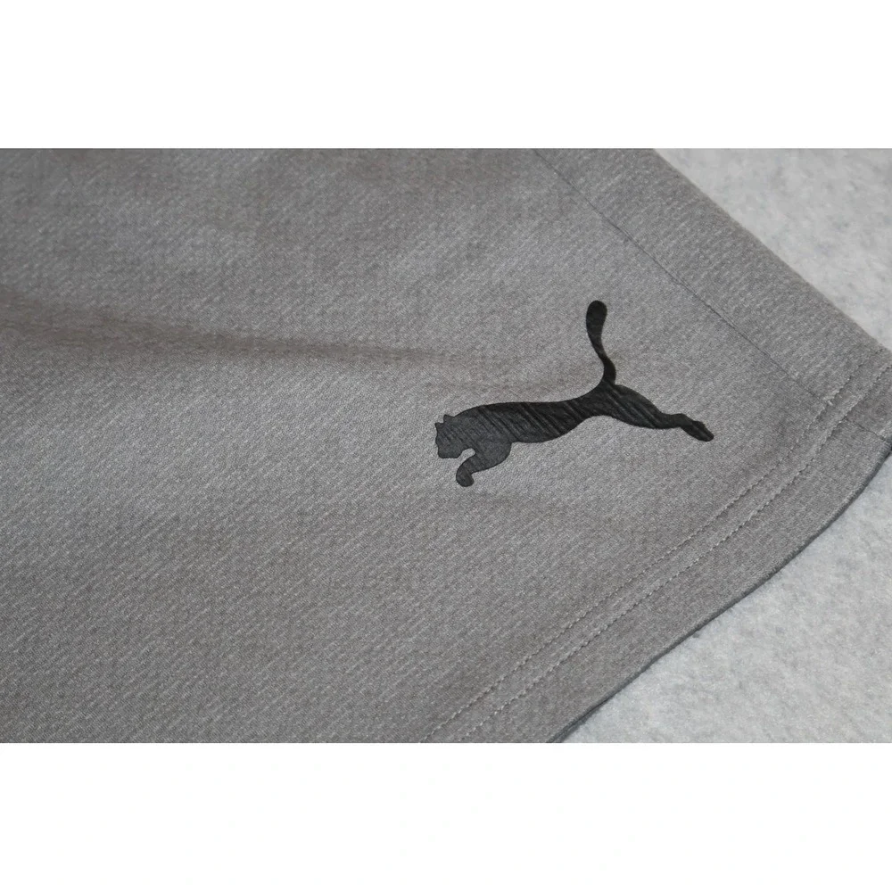 Puma Workout Shorts Mens XL Gray Athletic Gym Basketball Training W Pockets